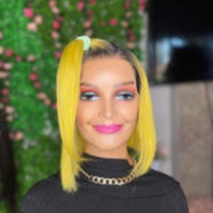 TIARA-13"4 TRANSPARENT FRONTAL BOB WIG. 12"